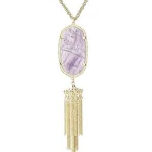 Kendra Scott Rayne Necklace – Amethyst Stone